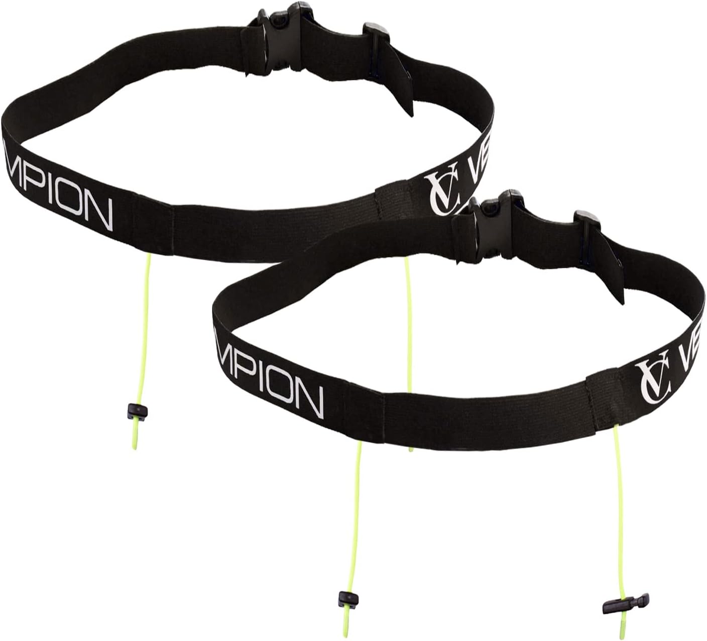 VeloChampion Running, Triathlon, Marathon Number Belt. No pins Needed. - Stretch Fit & Comfortable. No Pins Needed