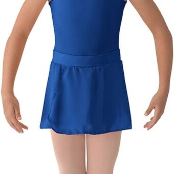 Mirella Girls Georgette Mock Wrap Skirt