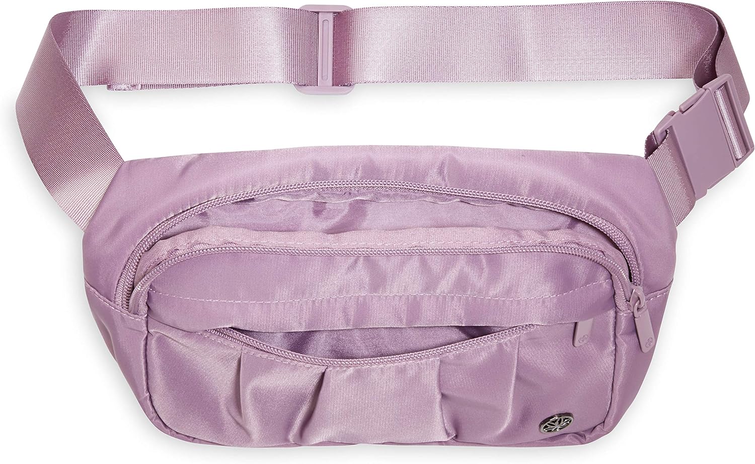 Gaiam Fanny Pack Running Belt Bag - Out & About Waist Pack Cell Phone Holder Exercise Gym Slim Zipper Workout Pouch Jogging Bag, Multi Pocket, Adjustable, Walking, Runner Accessories Women - Image 4