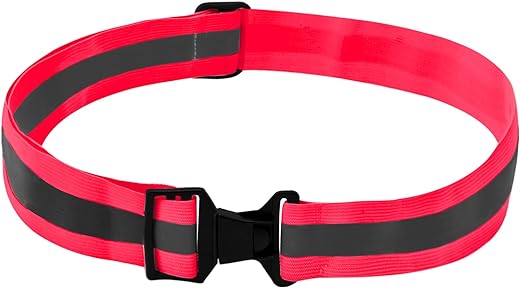 A-SAFETY Glow Belt - Running Belt - Reflective Belt - PT Belt - Military Reflective Belt(Yellow,Orange,Black,White)