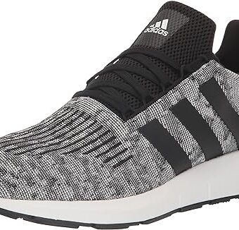 adidas Men's Swift Run Sneaker, Core Black/CoreBlack/White, 9.5