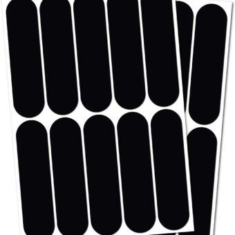 B REFLECTIVE - 2 x Kit of 10 Retro Reflective Stickers for Motorcycle, Helmets, Bike, Scooters, Stroller, Buggy, - Universal Adhesive - 3M™ Technology - High Visibility -...