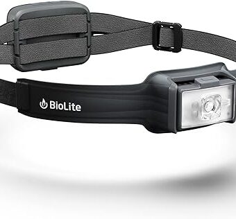 BioLite, HeadLamp 800 Pro, 800 Lumens, Ultra-Lightweight & USB Rechargeable with 8 Light Modes, Midnight Grey