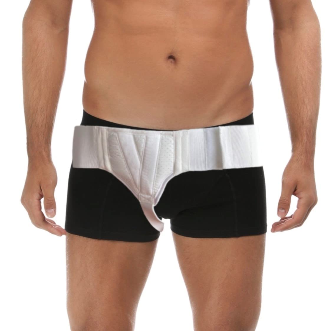 FlexaMed Right Side Inguinal Groin Hernia Truss with Compression Pad - Medium