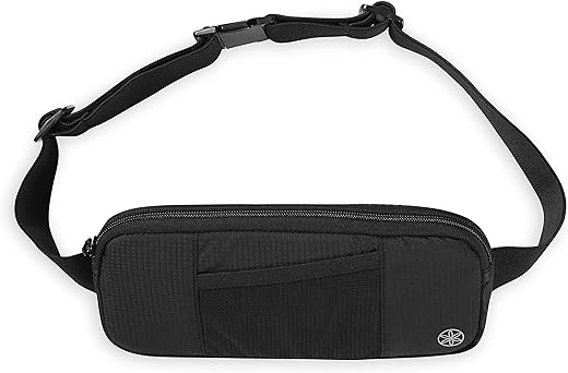 Gaiam Unisex Adult and Waist Pack, Black, Large US