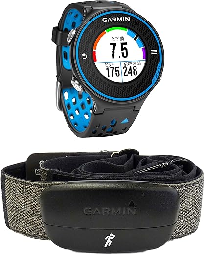 Garmin 010-01128-53 Forerunner 620 Blue/Black +HRM-Run,Soft Strap Japanese Version