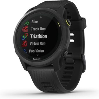 Garmin Forerunner 745, GPS Running Watch, Detailed Training Stats and On-Device Workouts, Essential Smartwatch Functions, Black