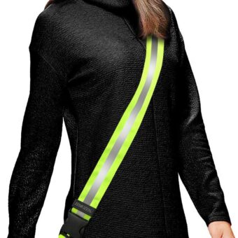High Visibility Reflective Sash for Walking at Night -Perfect Substitution Reflective Vest Reflective Jacket, Running Gear for Men Women Kids, Night Walking Safety Gear...