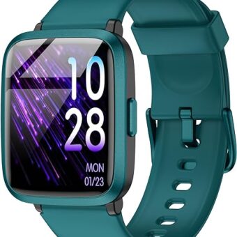Stiive Fitness Tracker, Smart Watch for Men Women, Activity Fitness Watch with Heart Rate Monitor, Pedometer, Sleep Monitor, 50 Meters Waterproof Step Tracker Compatible with...
