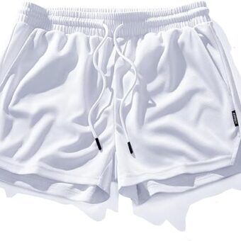 AIMPACT Mens Mesh Running Shorts 3 Inch Quick Dry Gym Athletic Workout Shorts for Men with Pockets