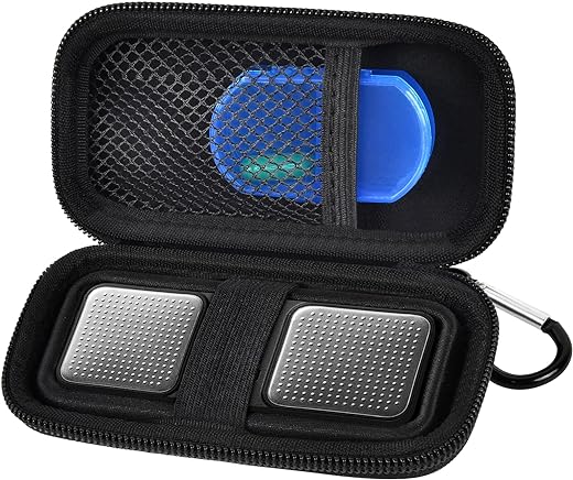 Case Compatible with KardiaMobile 1L 6L Personal EKG Monitor, Storage Holder Also Fits for Sec Portable Heart Rate Monitor, Cardiac Mobile Heart Monitor Bag Organizer(Box Only)