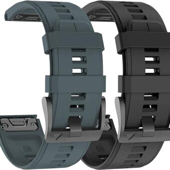 Compatible with Garmin Fenix 5 Watch Band/Garmin Fenix 6 Watch Band, 22mm Quickfit Watch Bands Replacement for Garmin 935/945/Instanct/Fenix 7/Approach S60/Approach S62 Watch Band