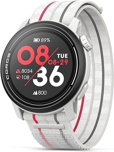 COROS PACE 3 Sport Watch GPS, Lightweight and Comfort, 17 Days Battery Life, Dual-Frequency GPS, Heart Rate, Navigation, Sleep Track, Training Plan, Run, Bike, and Ski (White...