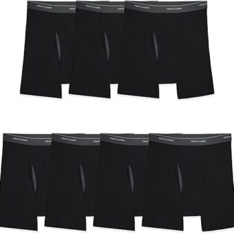 Fruit of the Loom Men's Coolzone Boxer Briefs, Moisture Wicking & Breathable, Assorted Color Multipacks
