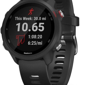 Garmin Forerunner 245 Music, GPS Running Smartwatch with Music and Advanced Dynamics, Black (Renewed)
