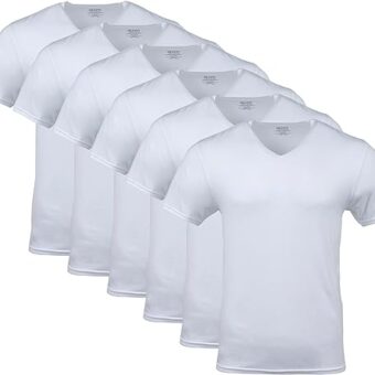 Gildan Men's V-Neck T-Shirts, Multipack, Style G1103