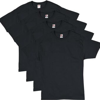 Hanes Men's Essentials T-shirt Pack, Crewneck Cotton T-shirts for Men