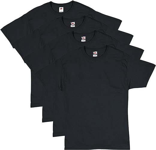Hanes Men's Essentials T-shirt Pack, Crewneck Cotton T-shirts for Men