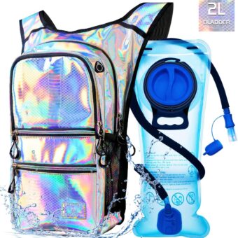 Hydration Backpack Pack, Water Backpack 20L Capacities Included 2L Hydration Bladder, Festival Essential - Rave Hydration Pack Hydropack Hydro for Hiking, Running, Biking,...