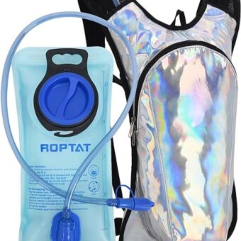 Hydration Backpack Pack with 2L Hydration Bladder - Lightweight Water Backpack Water Pouch for Women Men Running Riding Biking Music Festival
