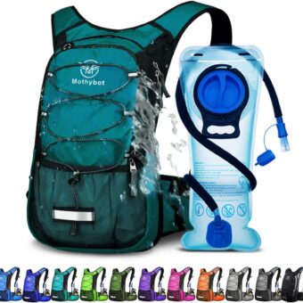 Hydration Pack, Insulated Hydration Backpack with 2L BPA Free Water Bladder and Storage, Hiking Backpack for Men, Women, Kids for Running, Cycling, Camping - Keep Liquid Cool up...