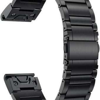 LDFAS Titanium Band Compatible Fenix 7/6 Pro/5 Plus Band, 22mm Titanium Metal Quick Release Easy Fit Watch Strap Compatible for Garmin Fenix 7/6 Pro/Epix Gen 2/Forerunner 965 Band