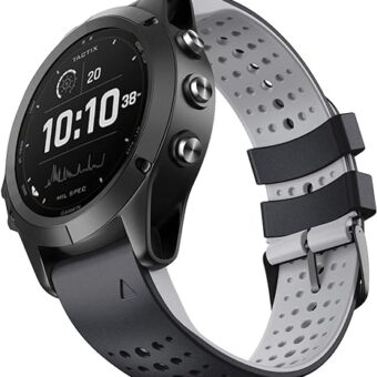 NotoCity for Fenix 6 Band 22mm Silicone Watch Bands for Fenix 7/Fenix 6/ Fenix 5/Fenix 5 Plus/Fenix 6/Fenix 6 Pro/Forerunner 935/945/Approach S60/S62/ Epix