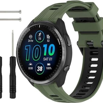 Replacement Band for Garmin Forerunner 945/935 Watch, Soft Silicone Strap for Garmin Forerunner 935 Running GPS Unit, Colorful Band for Garmin 945 Watch Women Men
