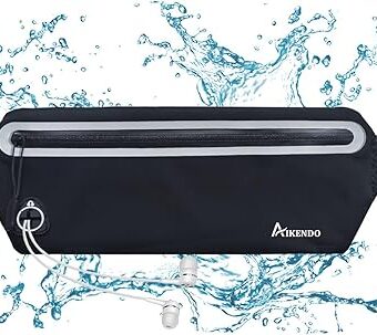 Slim Running Belt Fanny Pack Women Men,Runners Phone Holder Waist Bag,Run Pouch Waist Belt for Workout Jogging,Travel Money Belt Running Gift Gear Accessories.