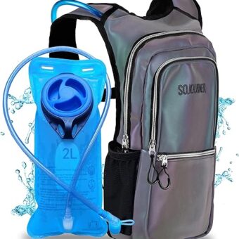 Sojourner Hydration Pack, Hydration Backpack - Water Backpack with 2l Hydration Bladder, Festival Essential - Rave Hydration Pack Hydropack Hydro for Hiking, Running, Biking,...