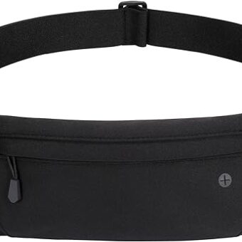 WHIPPY Slim Running Belt Fanny Pack for Women Men Elastic Runners Belt Waist Pouch Chest Bag Phone Holder Waist Pack for Running Hiking