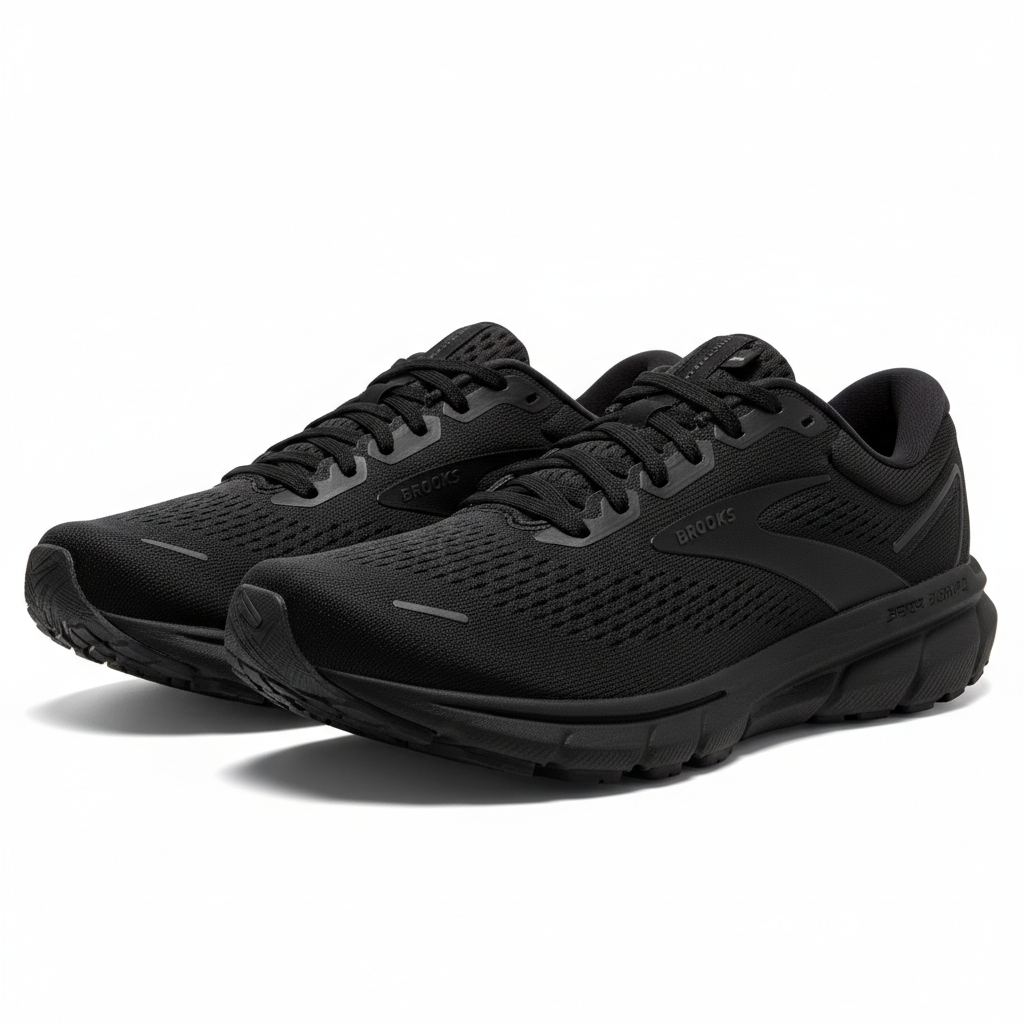 Brooks Ghost Max 2 Black/Black/Ebony colorway
