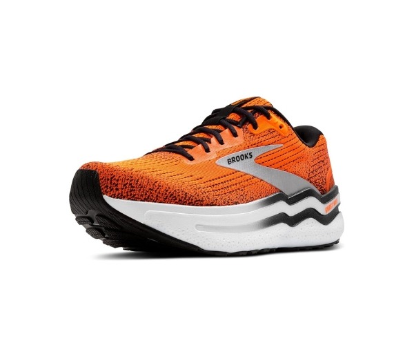 Brooks Ghost Max 2 Orange/Orange/Black colorway
