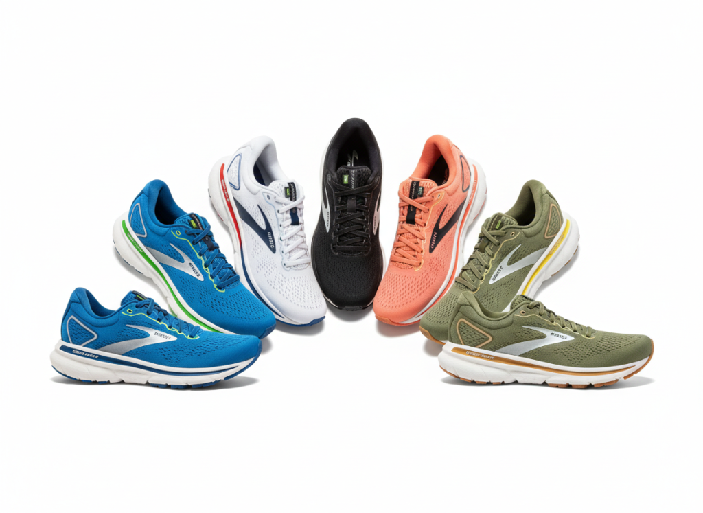Brooks Ghost Max 2 multiple colorway options display