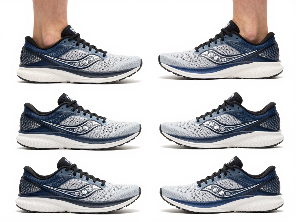 Detailed view of Saucony Endorphin Speed 4 fit and sizing on foot Detailed view of Saucony Endorphin Speed 4 fit and sizing on foot