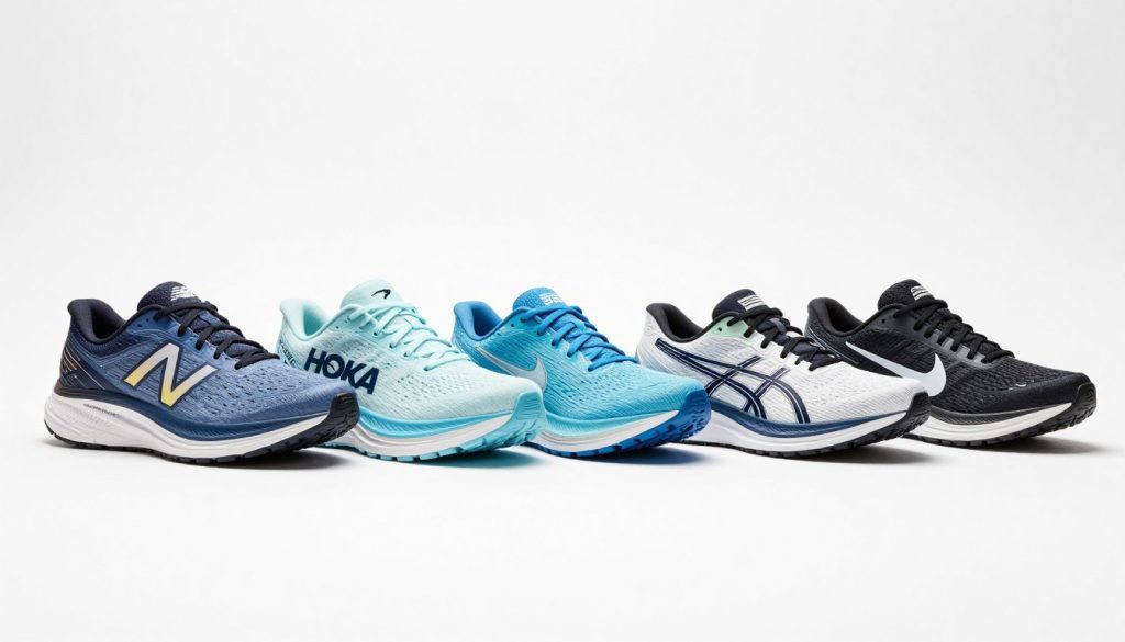 Side-by-side comparison of New Balance Fresh Foam X 2026 with competitor running shoes Side-by-side comparison of New Balance Fresh Foam X 2026 with competitor running shoes
